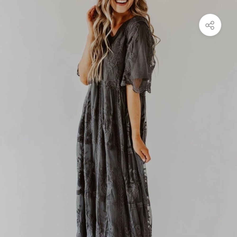 Mod Tiffany Sexy Lace Embroidered Maxi Dress